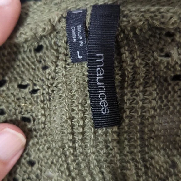LARGE knit cardigan Maurices - Picture 3 of 3